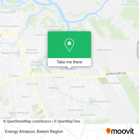 Energy Amazon map