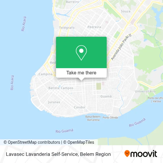 Lavasec Lavanderia Self-Service map