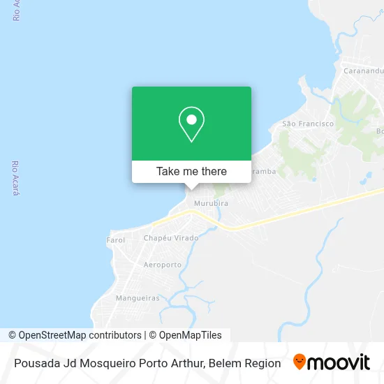 Pousada Jd Mosqueiro Porto Arthur map