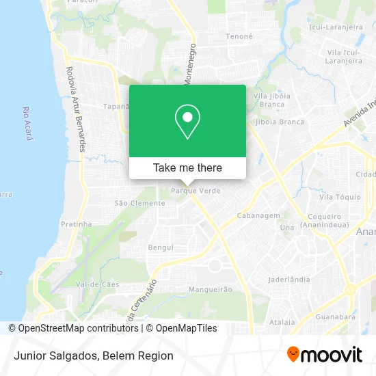 Junior Salgados map