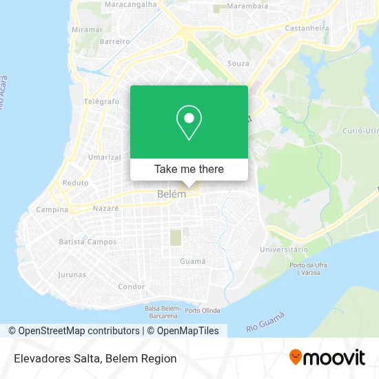 Elevadores Salta map