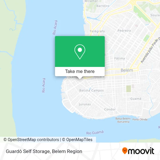 Guardô Self Storage map