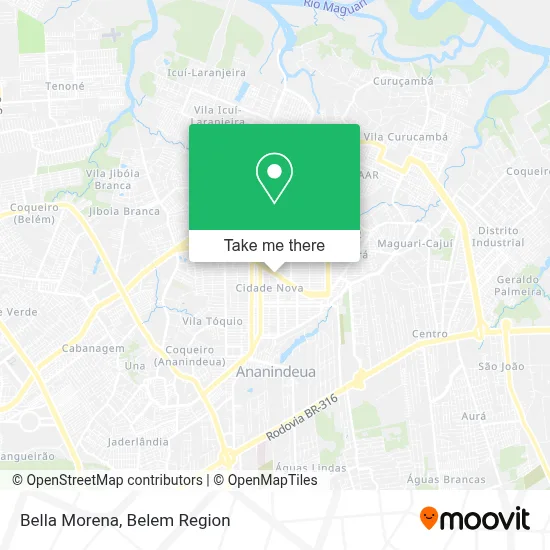 Bella Morena map