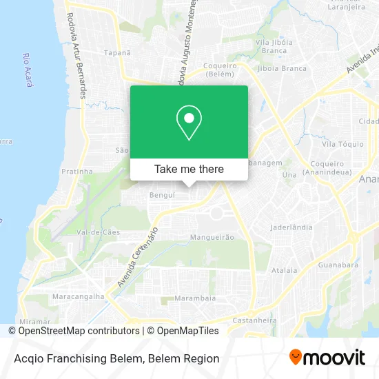 Acqio Franchising Belem map