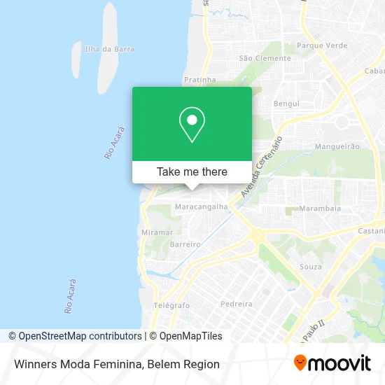 Winners Moda Feminina map