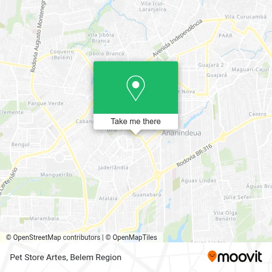 Pet Store Artes map