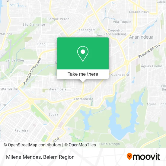 Milena Mendes map