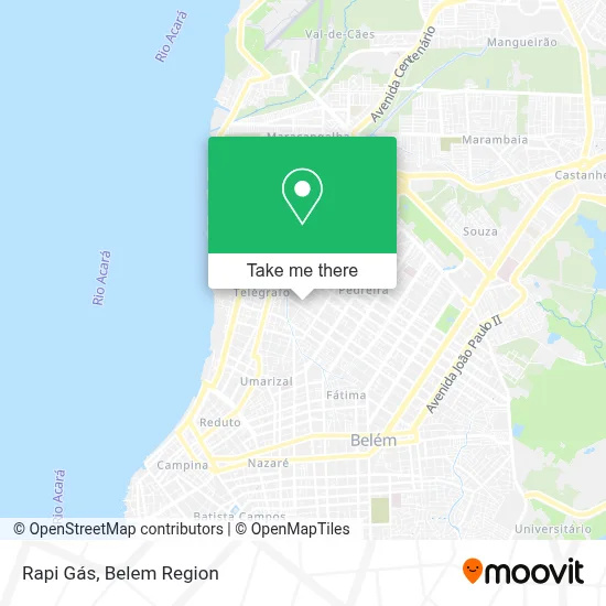 Rapi Gás map