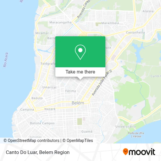 Canto Do Luar map