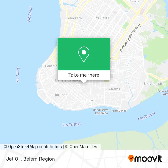 Jet Oil map