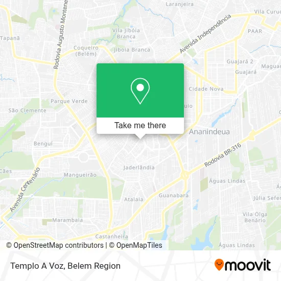 Templo A Voz map