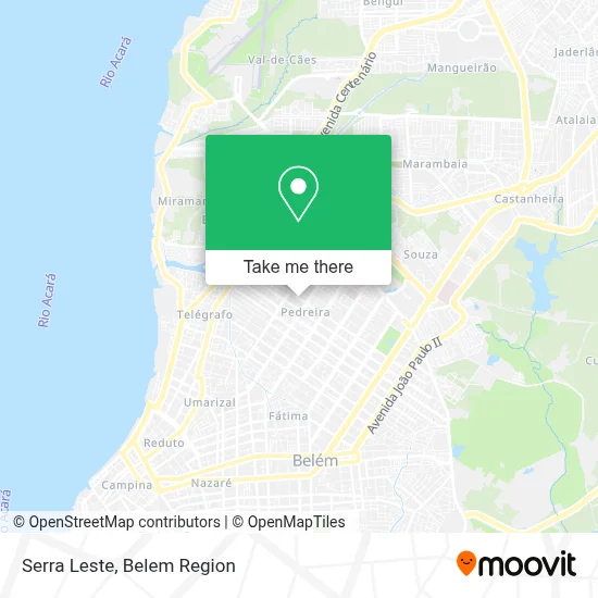 Serra Leste map