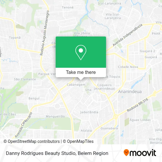 Danny Rodrigues Beauty Studio map