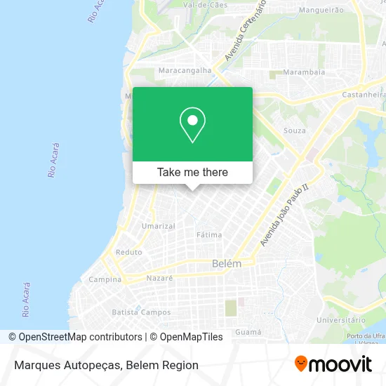 Marques Autopeças map