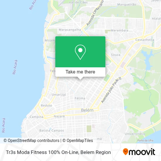 Tr3s Moda Fitness 100% On-Line map