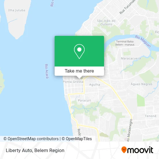 Liberty Auto map