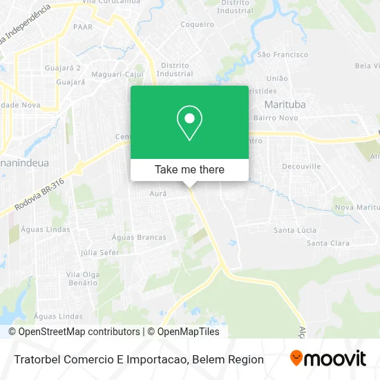 Tratorbel Comercio E Importacao map