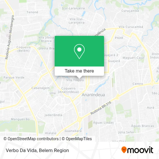 Verbo Da Vida map