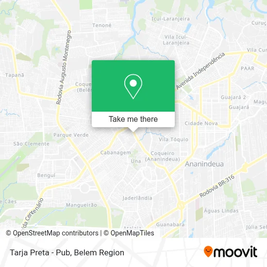 Tarja Preta - Pub map