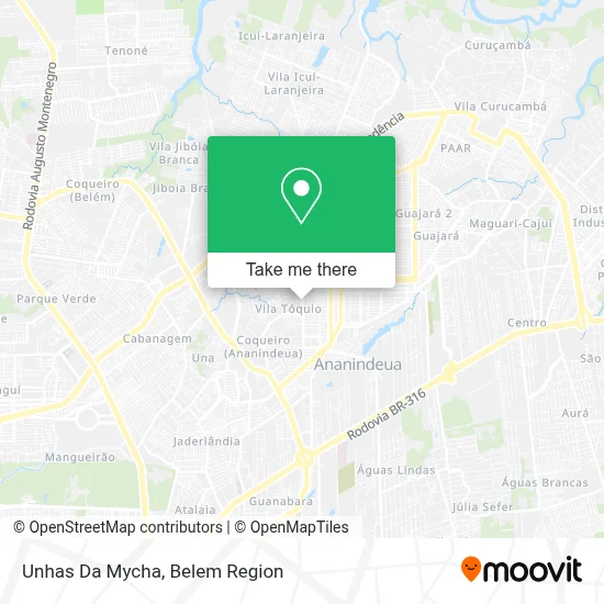 Unhas Da Mycha map