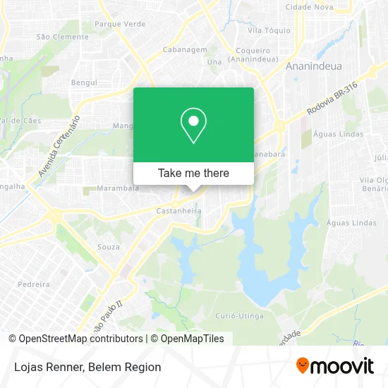 Lojas Renner map