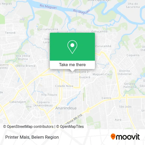 Printer Mais map
