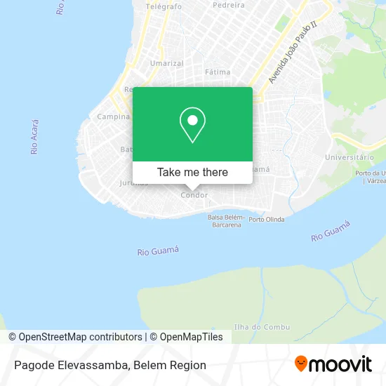 Pagode Elevassamba map