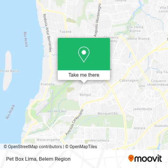 Pet Box Lima map