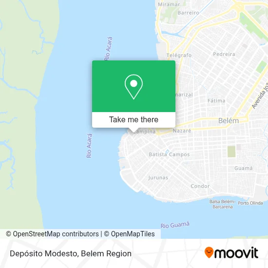 Depósito Modesto map