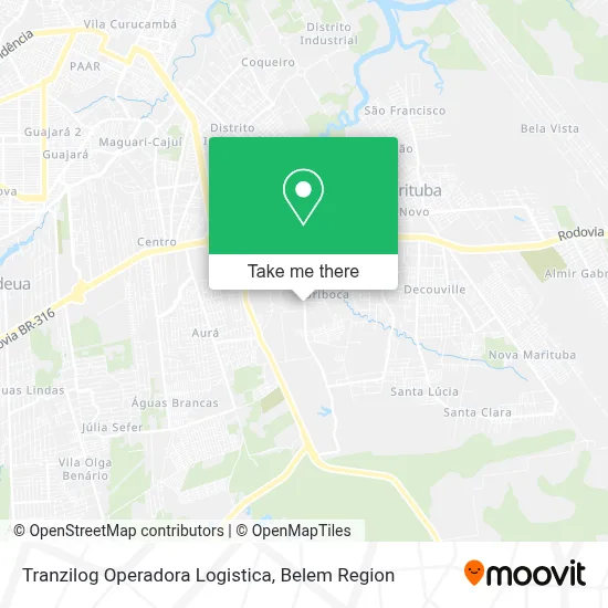 Tranzilog Operadora Logistica map