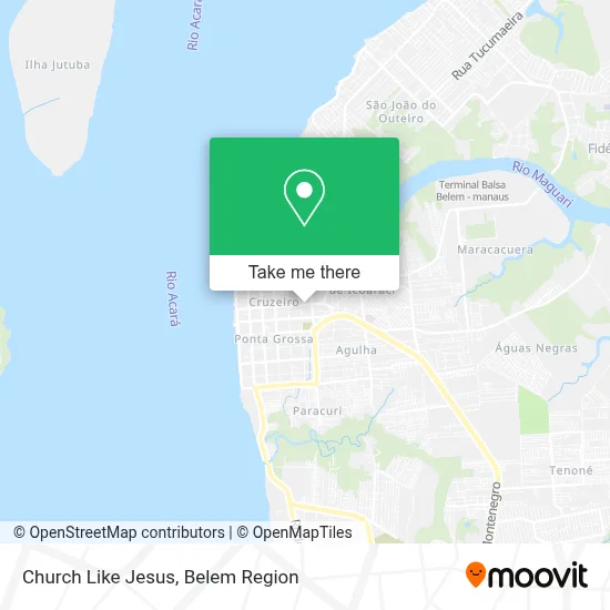 Church Like Jesus map