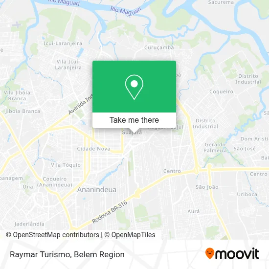 Raymar Turismo map