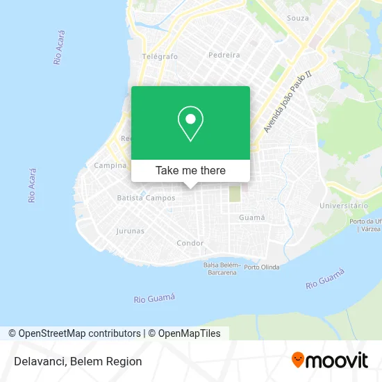 Delavanci map