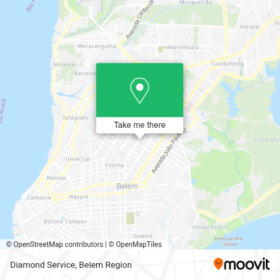 Diamond Service map