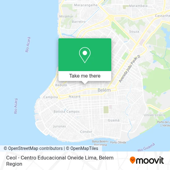 Ceol - Centro Educacional Oneide Lima map