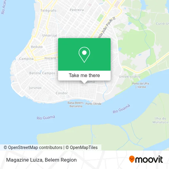 Magazine Luiza map
