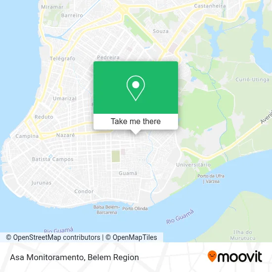 Asa Monitoramento map