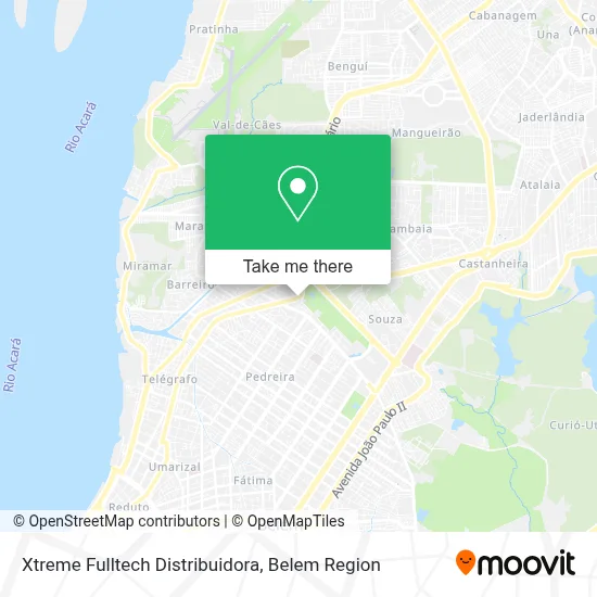 Xtreme Fulltech Distribuidora map