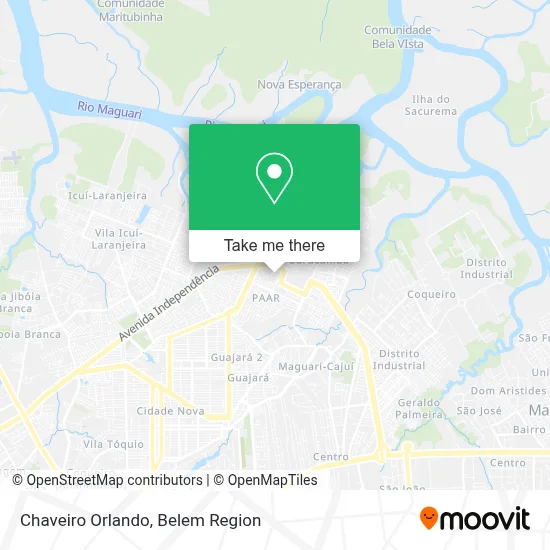Chaveiro Orlando map