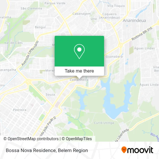 Bossa Nova Residence map