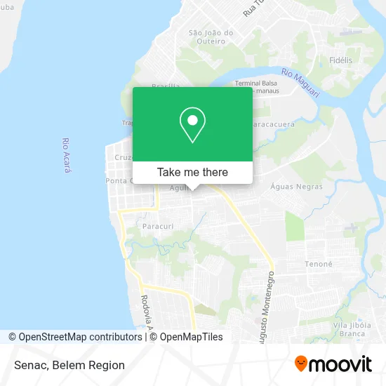 Senac map