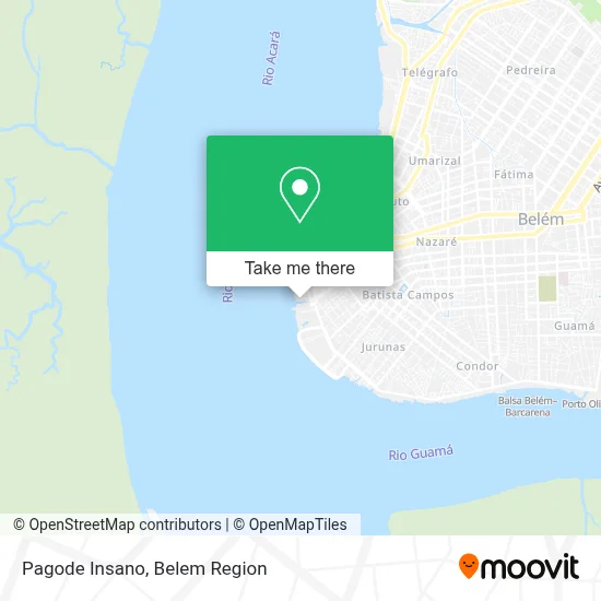 Pagode Insano map