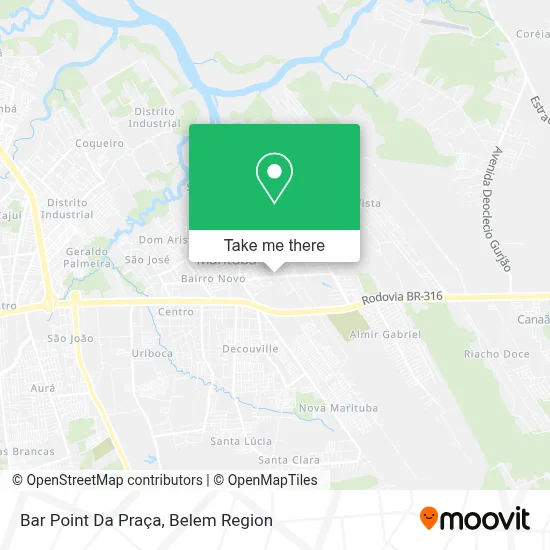Bar Point Da Praça map