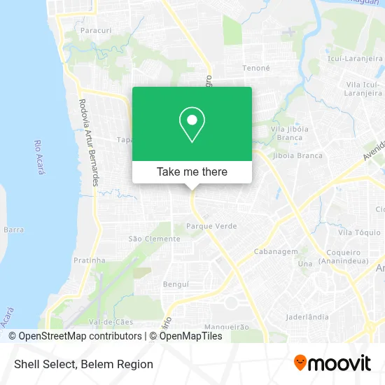 Shell Select map