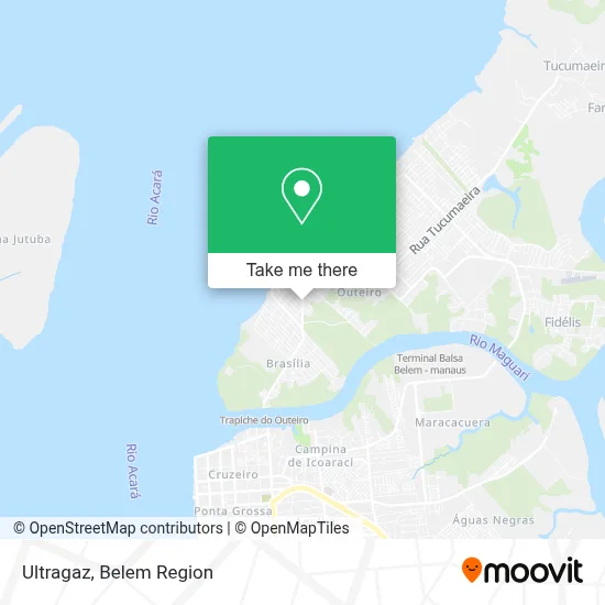 Ultragaz map