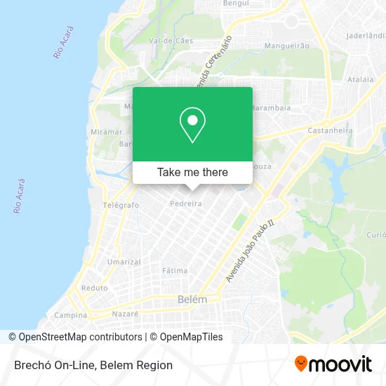 Brechó On-Line map
