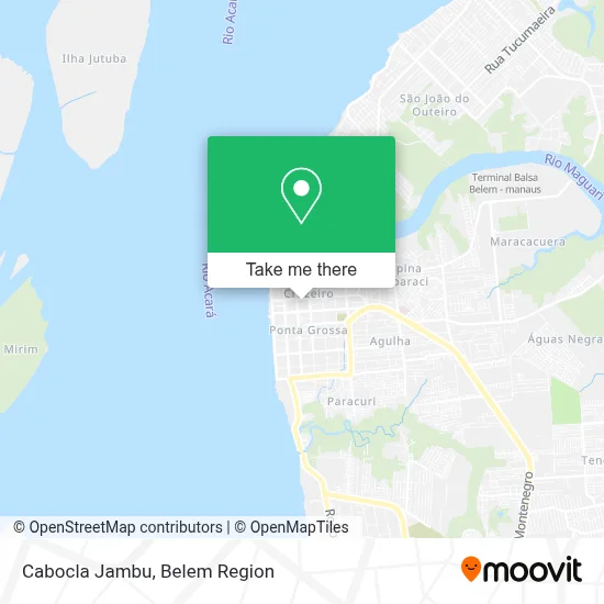 Cabocla Jambu map