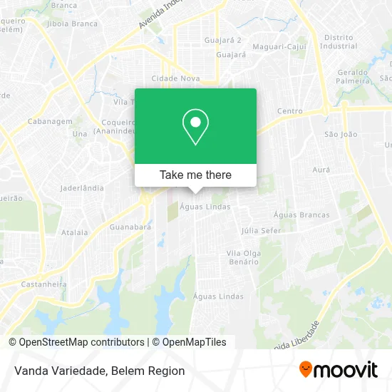 Vanda Variedade map