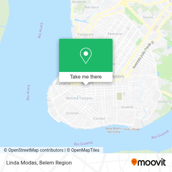 Linda Modas map