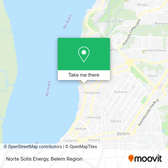 Norte Solis Energy map